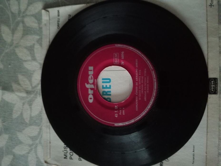 Vinil 7 'pol Conjunto típico de Arnaldo  Abreu