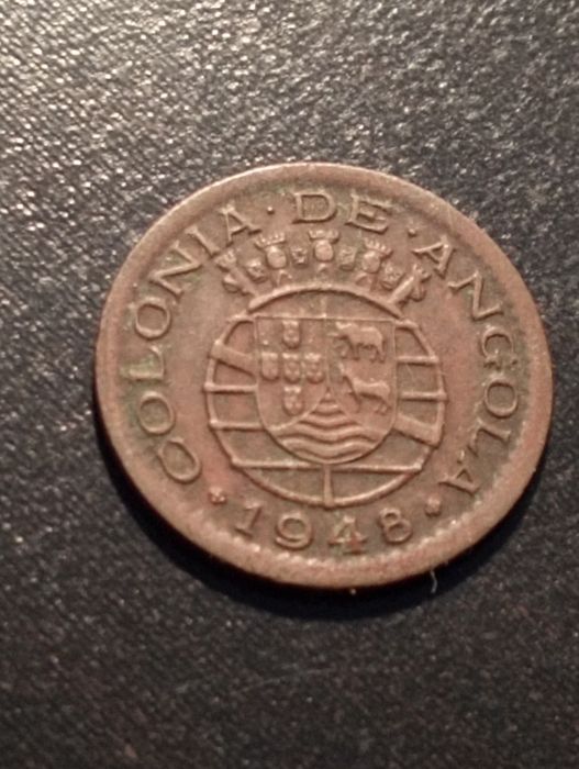 2 moedas 10 centavos	Angola 1948 e 1949 - Bronze - Soberbas