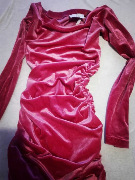 Just unique pink ivy sukienka sylwester