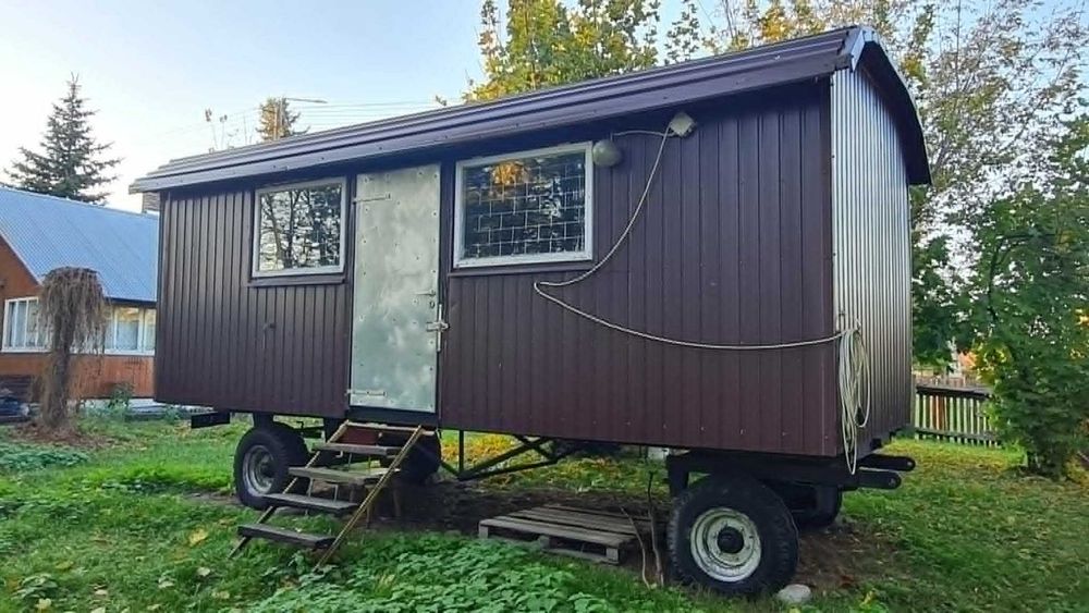 Barakowóz, domek na kołach, barak, kontener. Mobilny! 6 x 2,4 m.