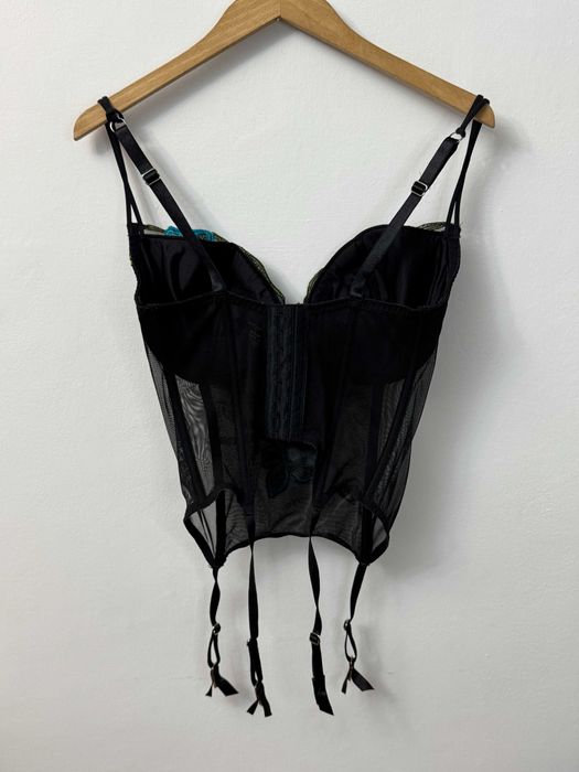 Gorset seksowny z paskami do pończoch coquette Ann Summers 80D S