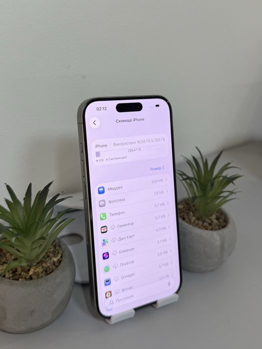 iPhone 15 Pro 256 GB Natural / Neverlock/85% АКБ/ Айфон 15 Про 256 ГБ