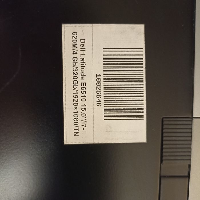 Ноутбук Dell E 6510