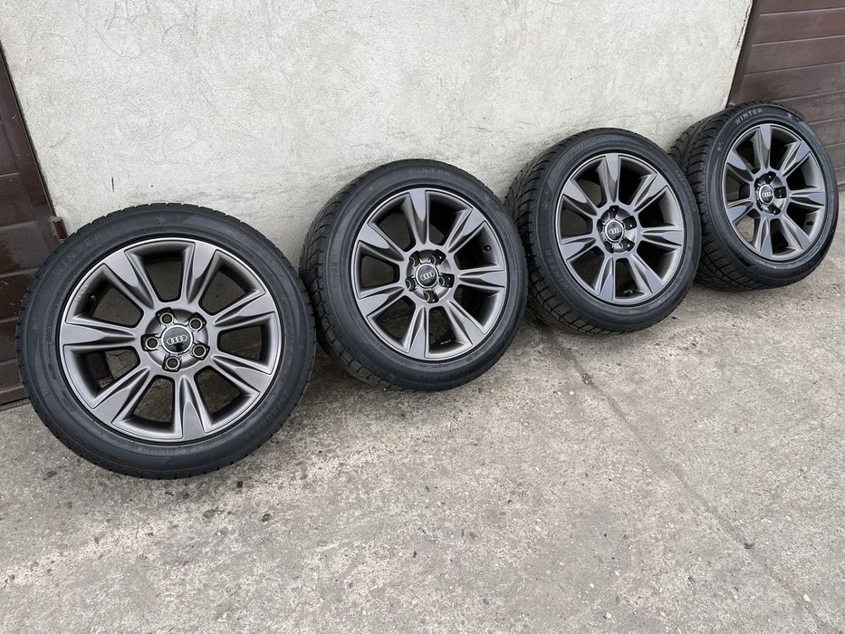 (317)Koła, Felgi 5x112 17” OEM Audi, A4, a5, a6, Grafit