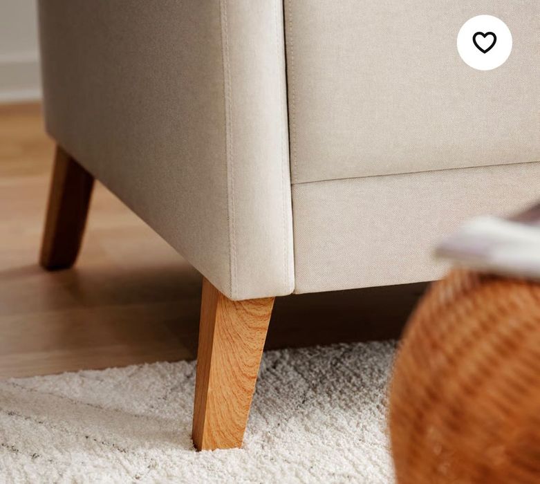 Sofa bege Linanas ikea