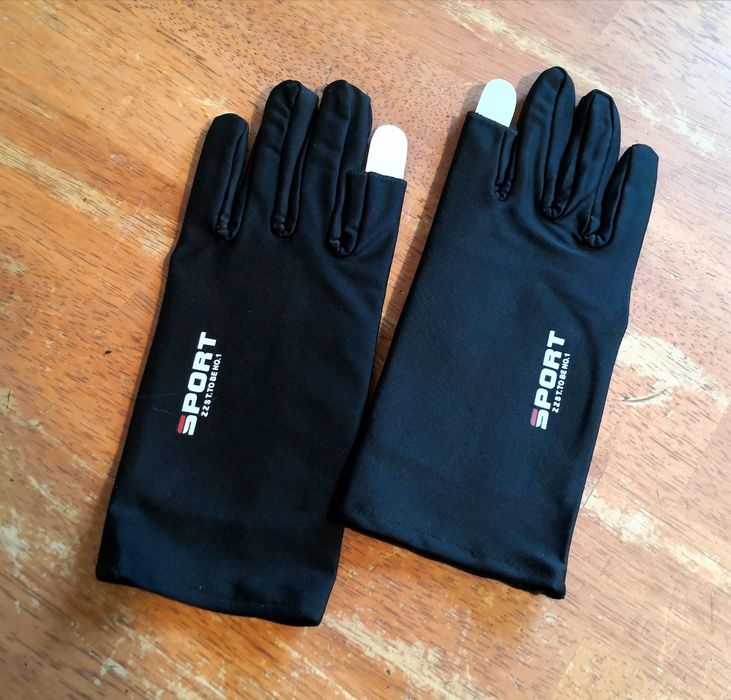 Letnie rękawiczki, Minetki, Summer Ice Silk z dwoma palcami