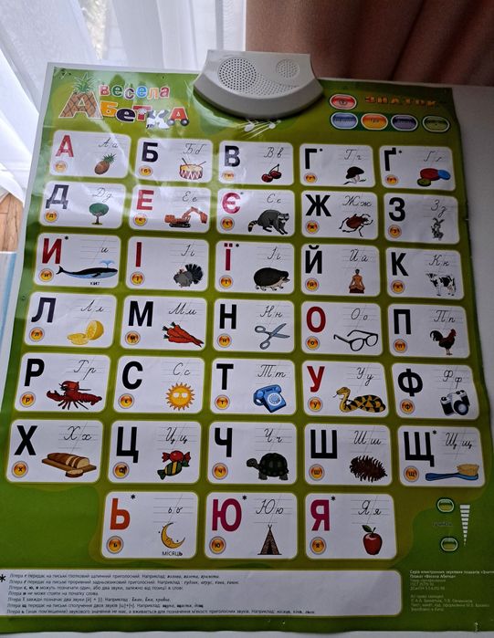 Інтерактивний плакат Абетка