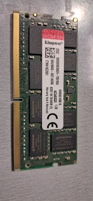 Kingston 16 GB SO-DIMM DDR4 2400 MHz (KVR24S17D8/16)