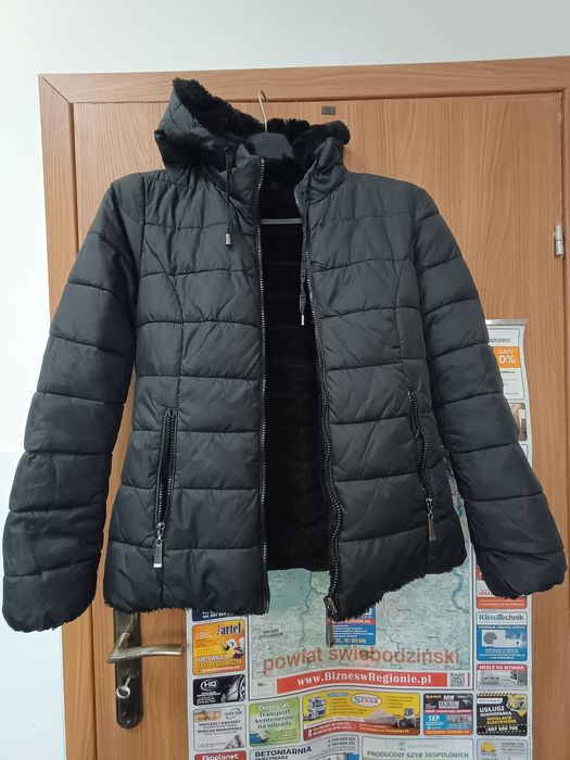 Kurtka zimowa damska dwustronna