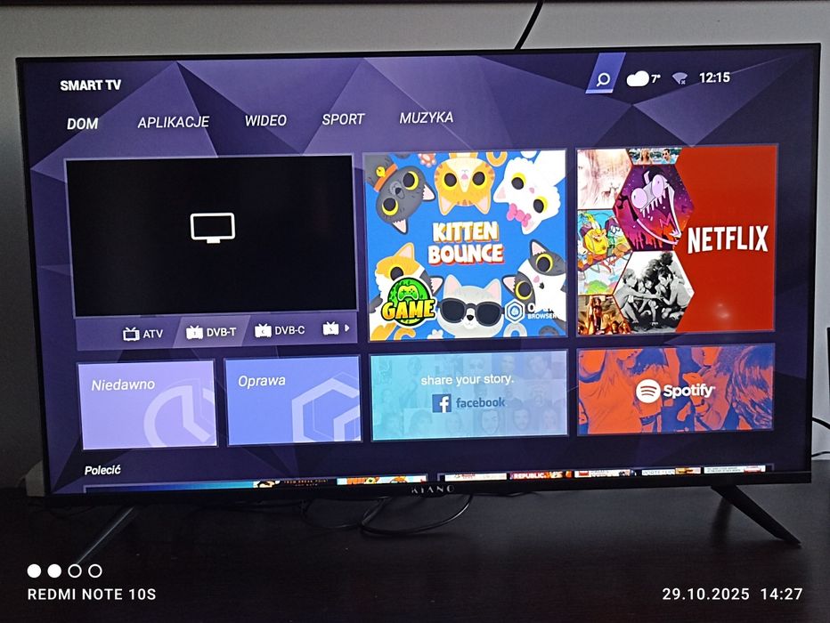 TV telewizor Kiano slim 40 cali