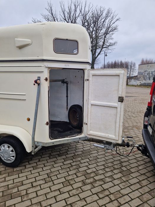 Przyczepa konna dla koni 1,5 konia HEJA *PLASTIKOWA* 1300dmc !!!