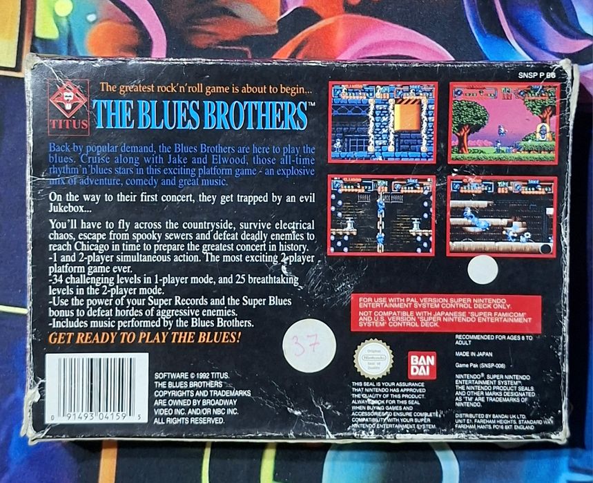 The Blues brothers Nintendo SNES