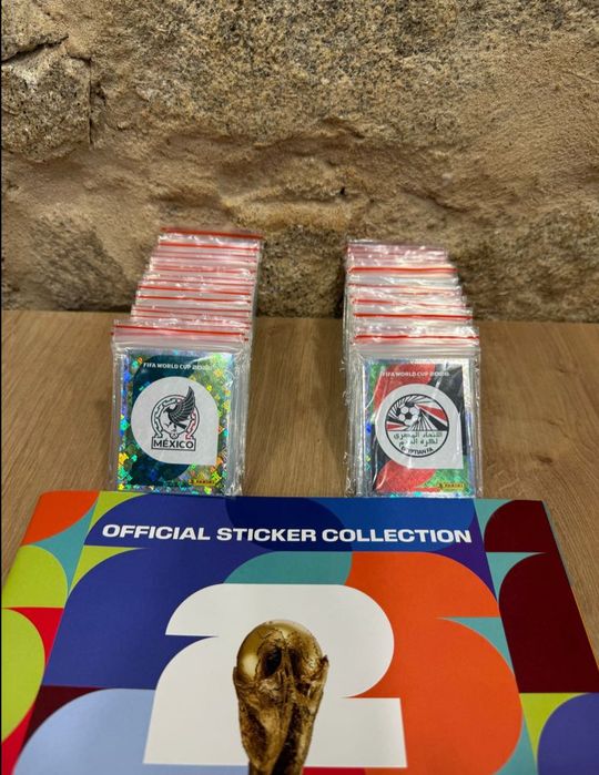 panini album colecao completa nao colada fifa world cup 2026