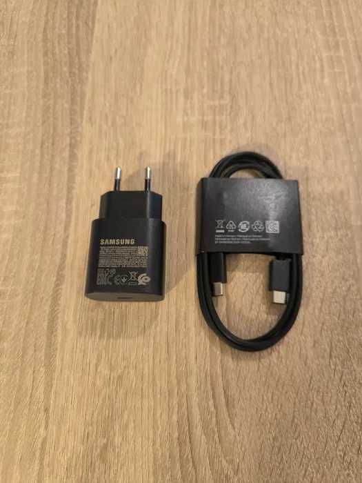 NOWY ZESTAW Oryginalna Ładowarka Samsung moc 25W do telefonu + kabel USB-C