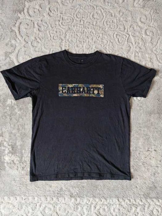 Carhartt WIP Koszulka T-shirt Box College Logo Camo M/L