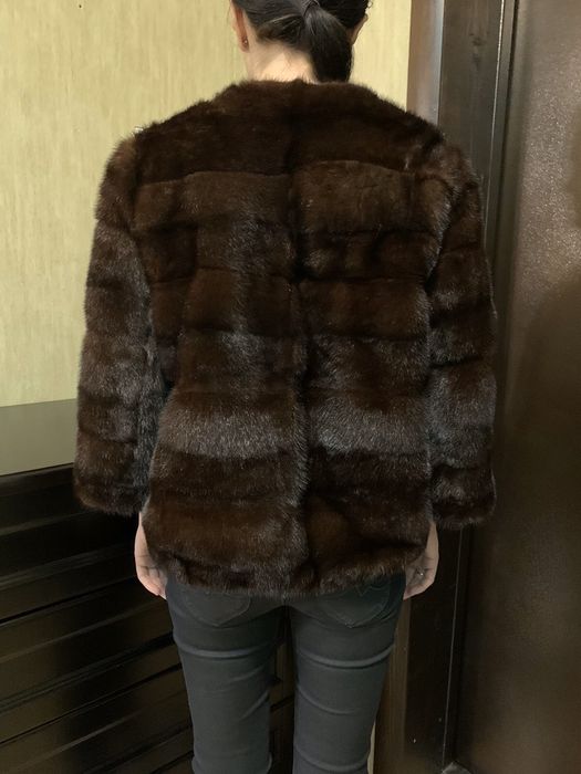 Норковый полушубок