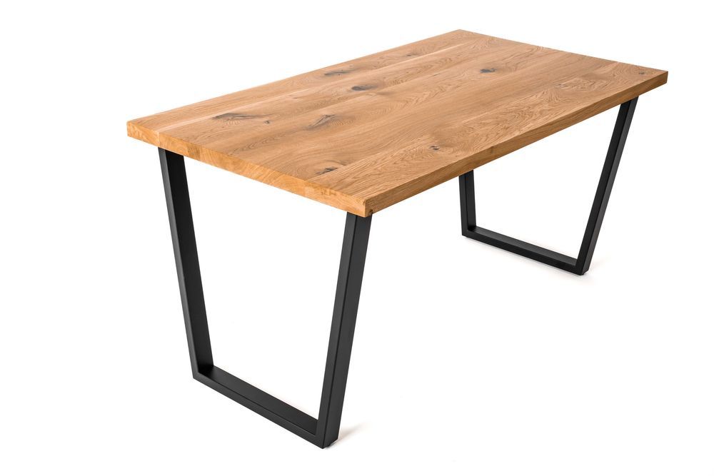 Stół drewniany dąb lity rozkładany rustic LOFT Loftowy blat Łęczna