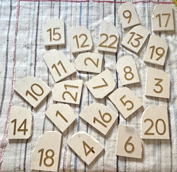 Numeros de Mesa Eventos