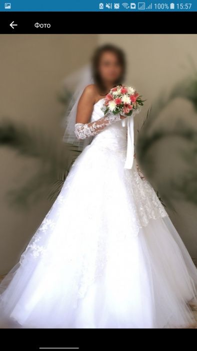 Продам свадебное платье своё.