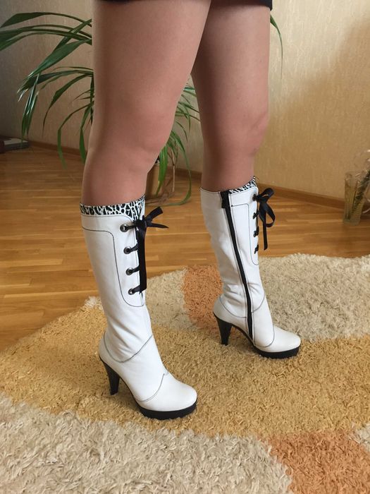 Нові зимові чоботи натуральна шкіра  р. 36