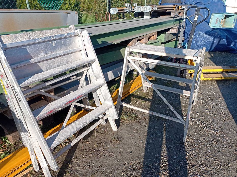 schody do prac budowlanych ,drabinka aluminiowa składana ,rusztowanie