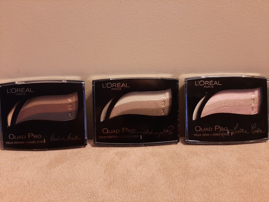 Sombras Maybelline e L'Oréal (várias tonalidades)