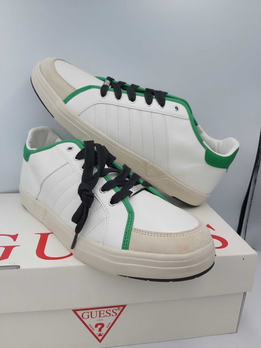 NOWE sneakersy GUESS rozmiar 46 białe zielone trampki