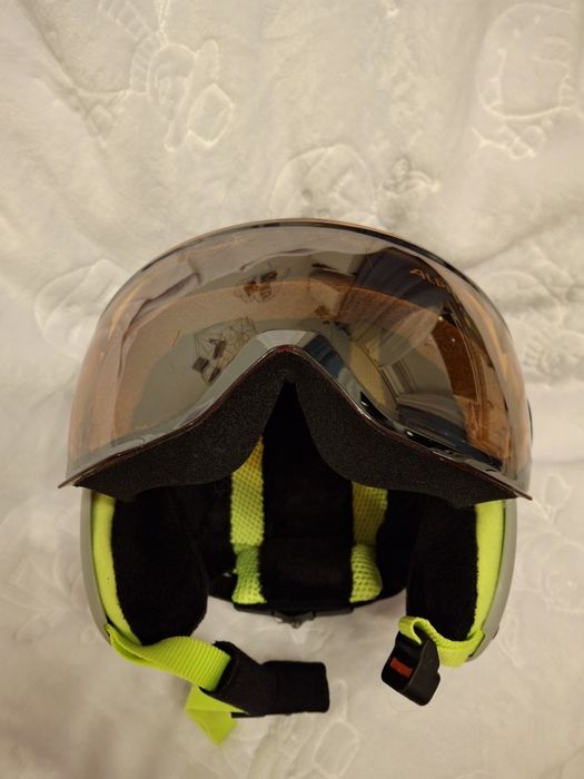 Kask Alpina Carat Le Visor Hm Charcoal Neon Matt 18/19