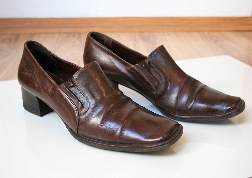 Sergio Rossi Skórzane buty  Made in Italy / Rozmiar: 38