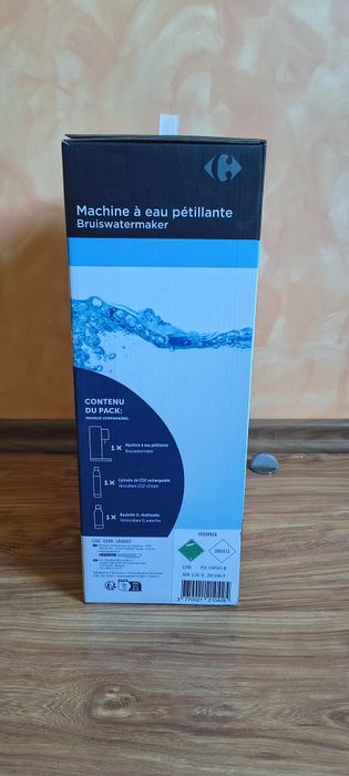 SodaStream Saturator do wody Carrefour  2 Cylindry CO2 + Butelka  fabrycznie nowy