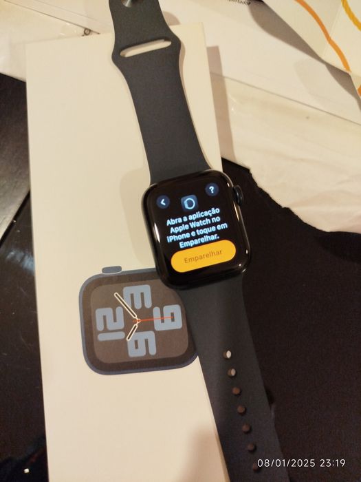 Apple Watch SE (2024) GPS 40mm Alumínio Midnight NOVO na caixa