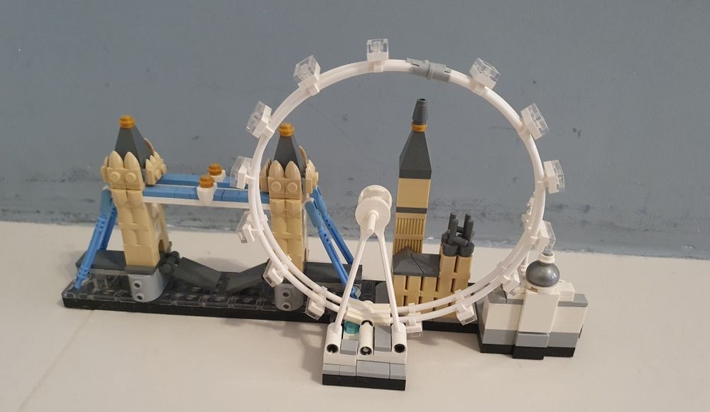 Lego motoryzacja + miniaturka Londynu