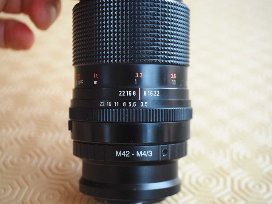 Objetiva CARL ZEISS JENA 135mm f3.5, absolutamente como nova