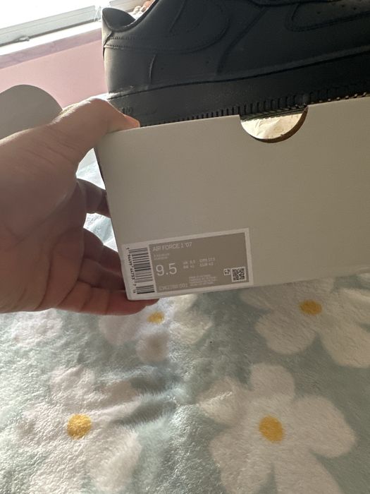 Nike Air Force 1 pretos novos na caixa T43