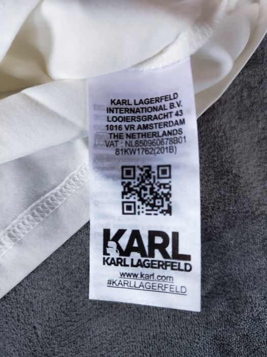 Koszulka męska T-shirt Karl Lagerfeld biała nowa