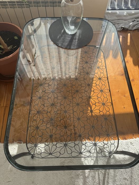 Szklany stol ikea