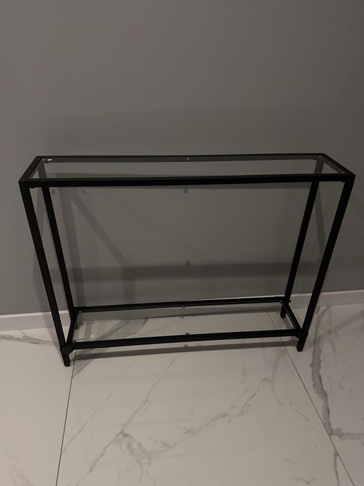 Konsola stolik czarny