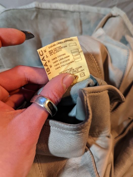 кожаный пиджак Isaac Sellam experience