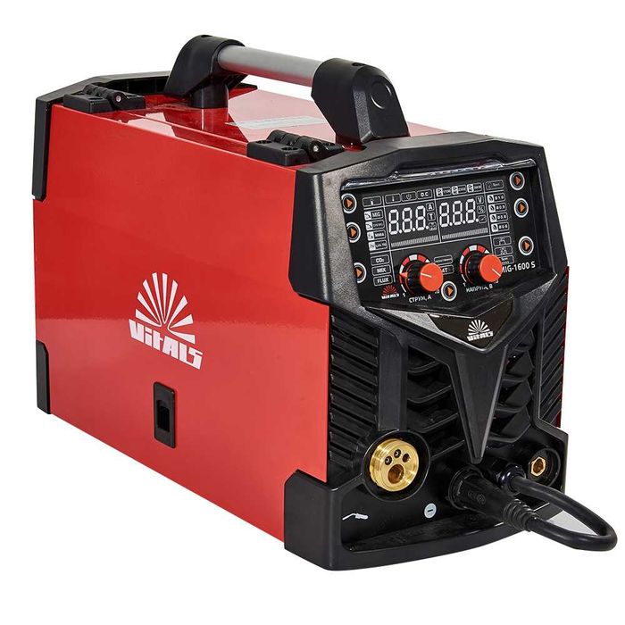 Сварочный полуавтомат Vitals Master MIG-1600S/5кг/газ/Синергетика/NEW