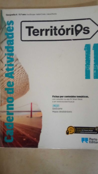 Caderno de atividades de Geografia A - Territórios 11⁰ ano