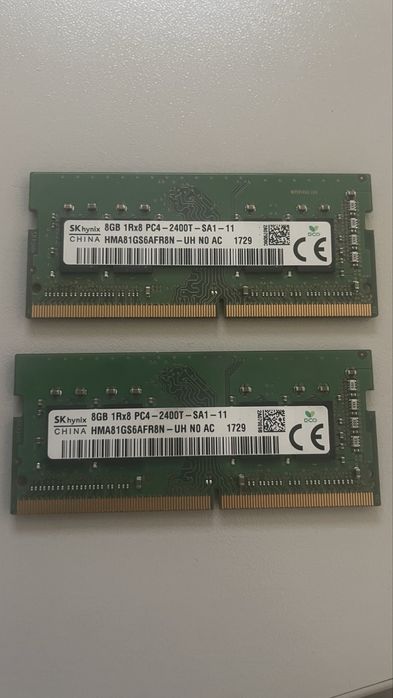 Pamięć RAM 2x8GB 2400Mhz So-Dimm