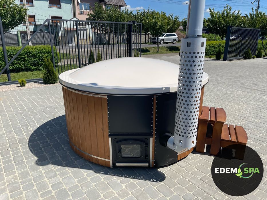 Чан на дровах! Виробник! Спа купель! Купіль з джакузі! Баня офуро!