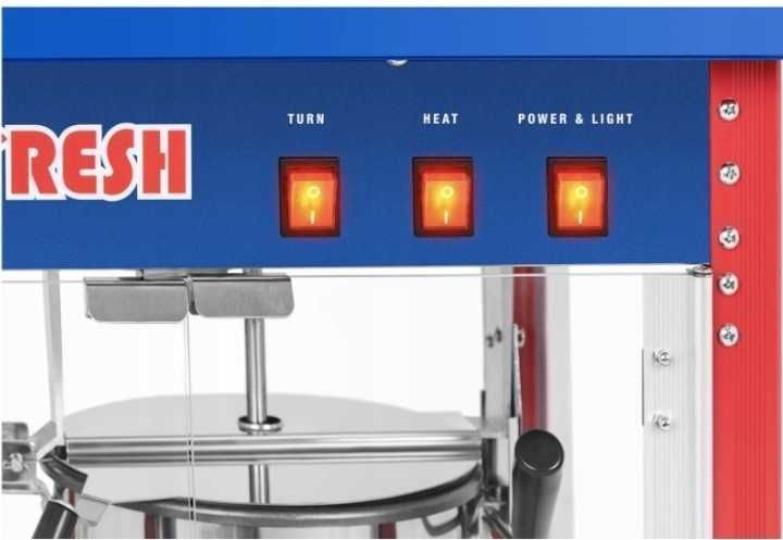 Amerykański Styl MASZYNA DO POPCORNU Profesjonalna duża Festyn Piknik