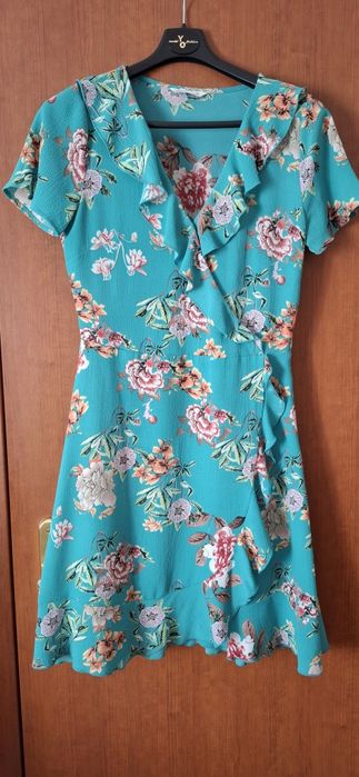 Sukienka damska letnia zielona 36