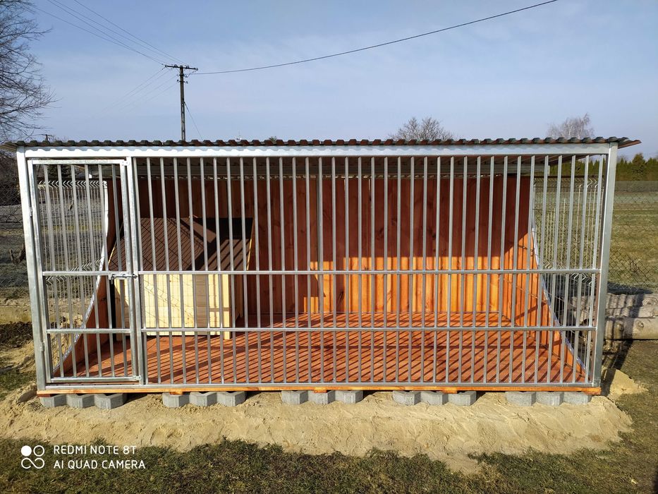 Kojec dla psa nowoczesny ocynkowany Premium 4x2 3x3