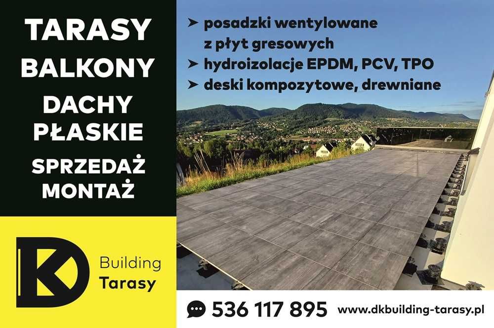 Hydroizolacje – EPDM | PVC | tarasy | balkony| DACHY PŁASKIE