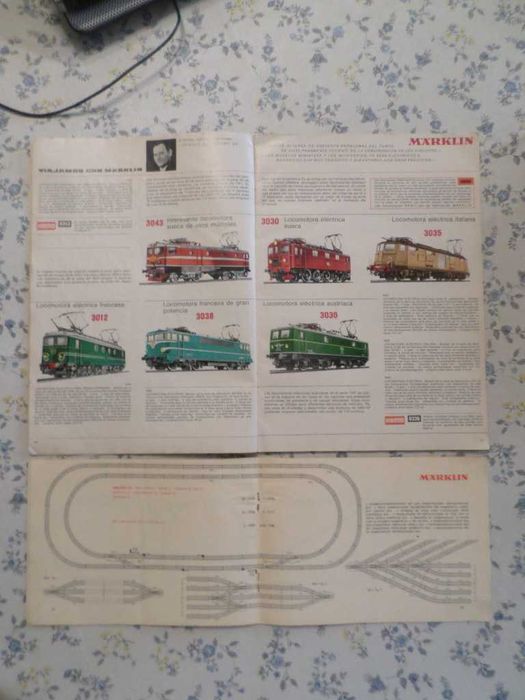 Modelismo ferroviário (catálogos Marklin) e militar