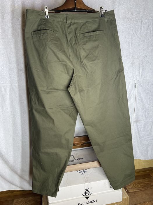 ASOS Design Oversized Tapered Trousers Green штани