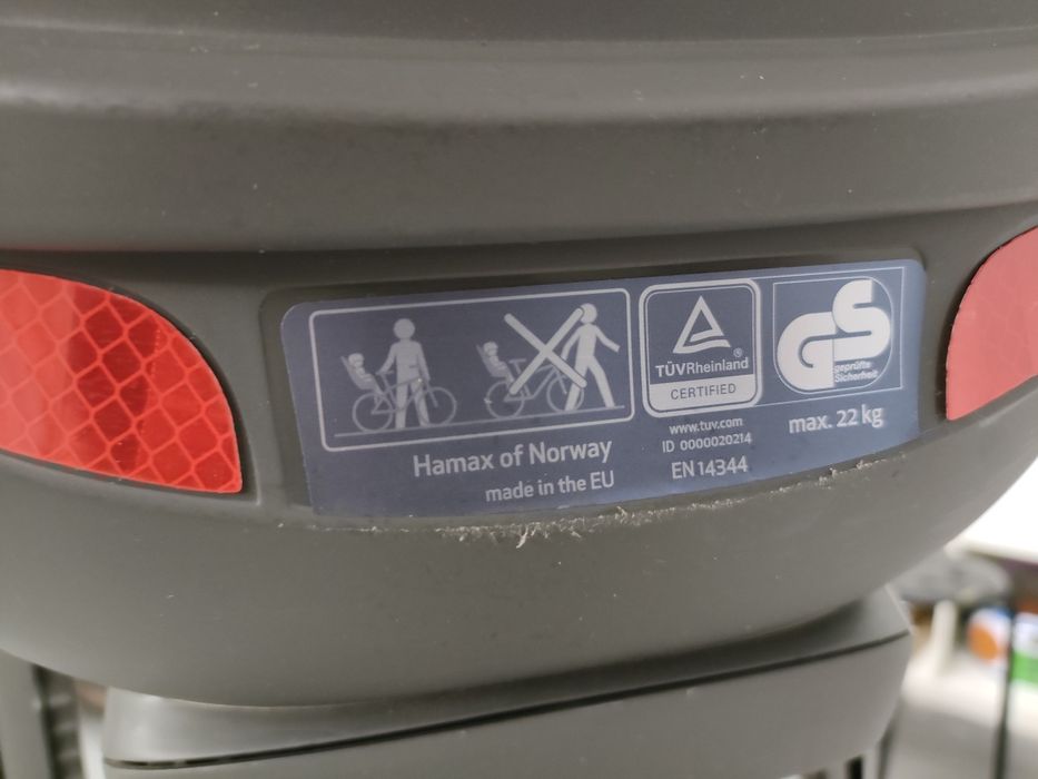 Fotelik rowerowy Hamax