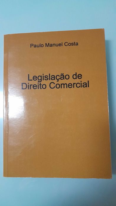 Legislação de direito comercial Paulo Manuel Costa